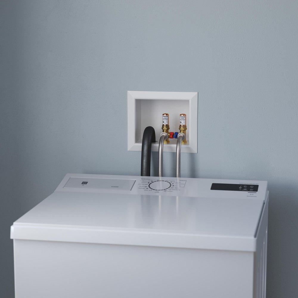 Jones Stephens White Washing Machine Outlet Box 