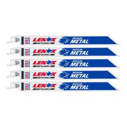 8&rdquo; x 18TPI 818R Bi-metal Reciprocating Saw Blade 5PK