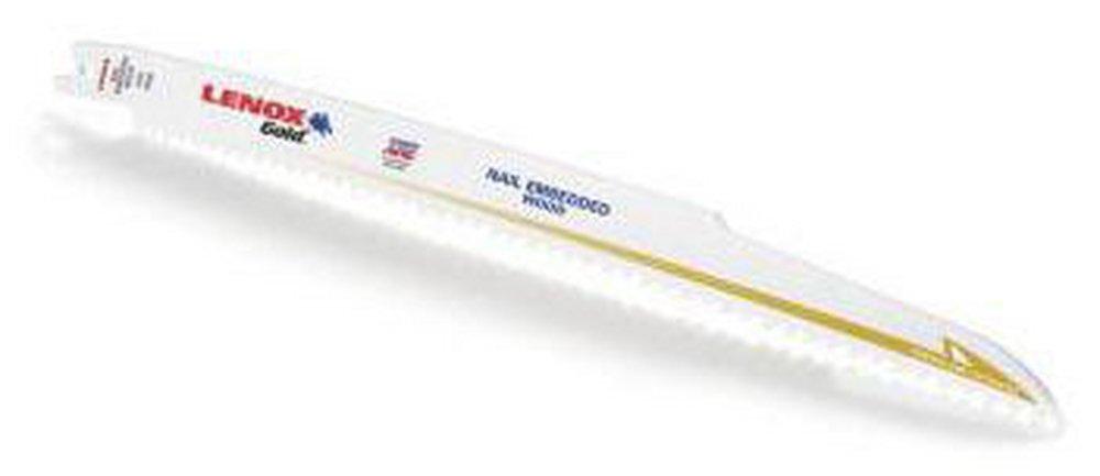 LENOX 6 in. 656G Reciprocating Saw Blade for Wood and Nail-Embedded Wood Cutting 