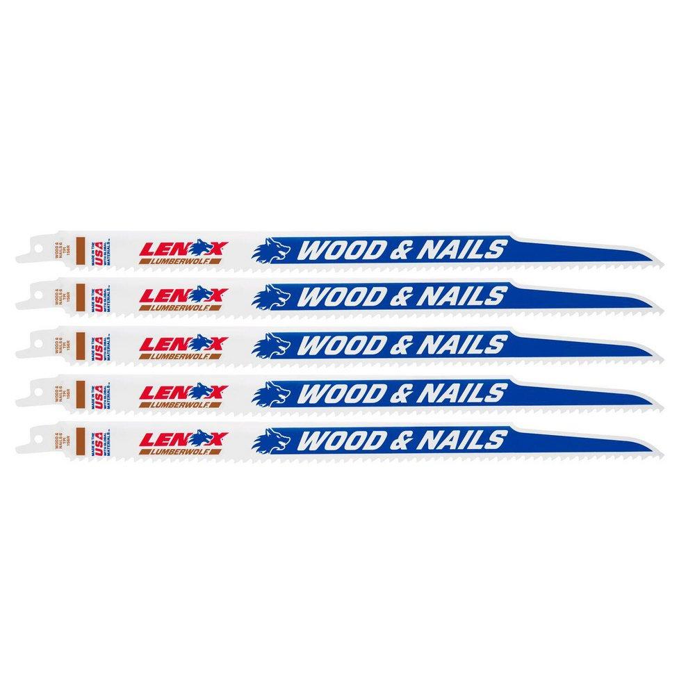 LENOX 12 in. Reciprocating Saw 5 Piece 