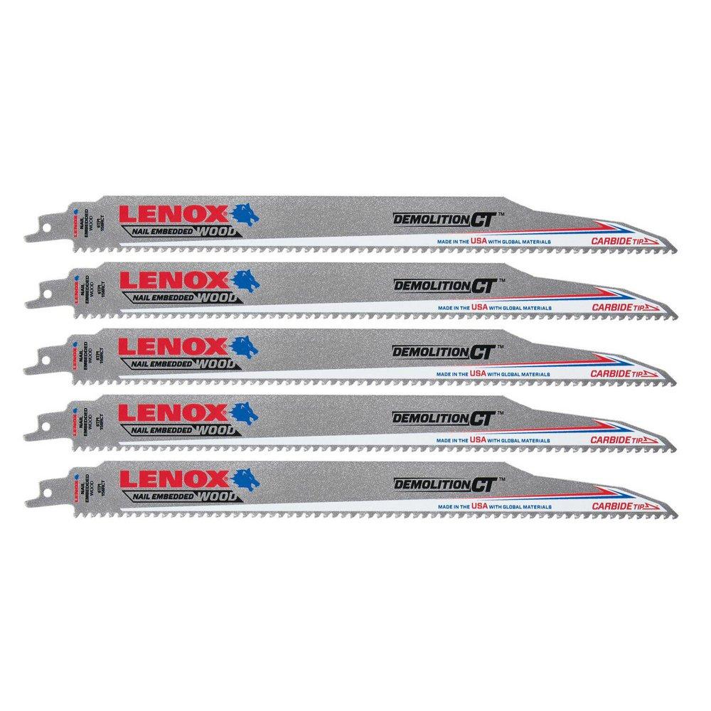 LENOX Reciprocating Saw Blade 5 Pack 