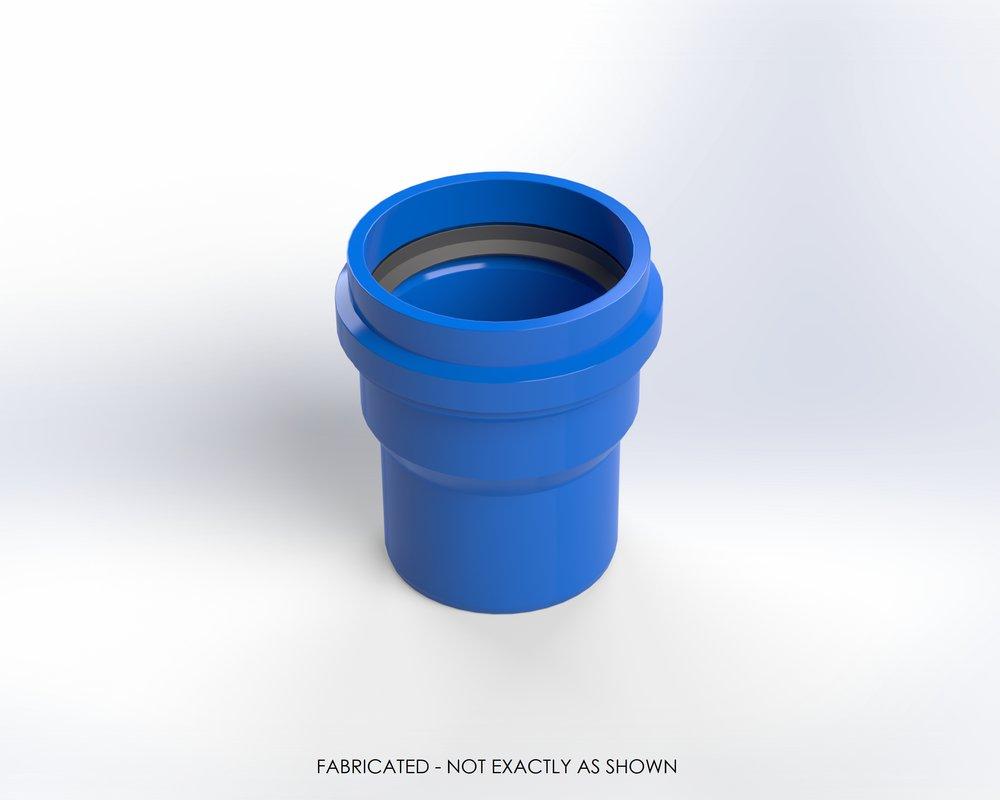 Multi-Fittings Corporation Blue CIOD x Sewer PVC Adapter 