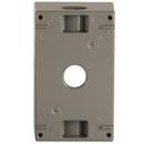 Bell Grey 1-Gang Weatherproof Deep Box with 3-1/2 in. Hubs in Grey 