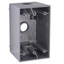 Bell Grey 1-Gang Weatherproof Deep Box with 3-1/2 in. Hubs in Grey 