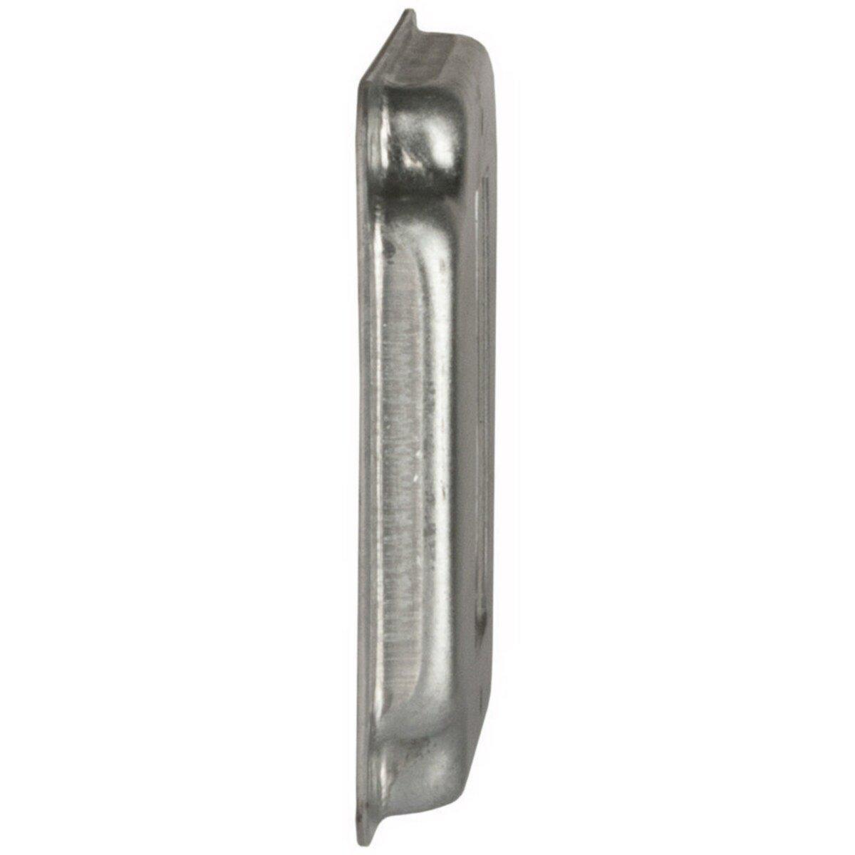 RACO Grey Square Exposed Work Cover 1-GFCI in Grey 