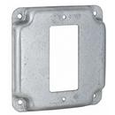RACO Grey Square Exposed Work Cover 1-GFCI in Grey 