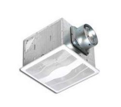 80 CFM Ceiling or Wall Mount Exhaust Fan in White - Fan Only - 0.3 Sones - Energy Star Rated