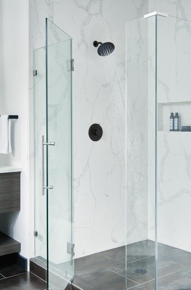 Moen Brushed Gold Single Function Full Showerhead 