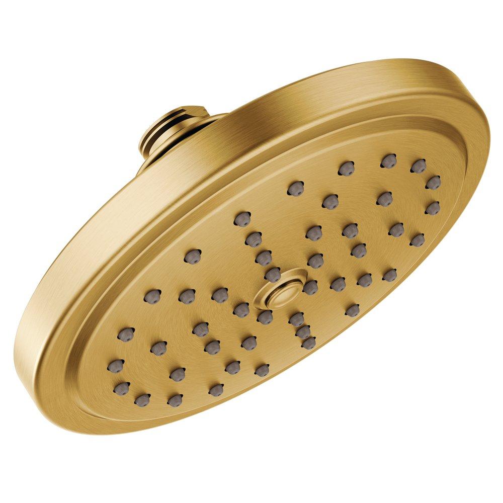 Moen Brushed Gold Single Function Full Showerhead 