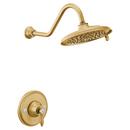 Moen Brushed Gold Single Handle Multi Function Shower Faucet (Trim Only) 