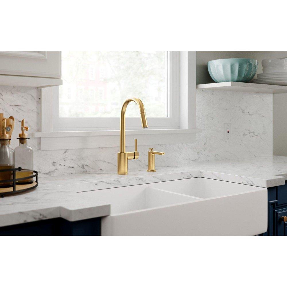 Moen Brushed Gold Soap and Lotion Dispenser 