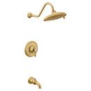 Moen Brushed Gold Single Handle Dual Function Bathtub & Shower Faucet (Trim Only) 
