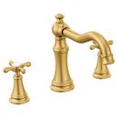 Two Handle Roman Tub Faucet in Brushed Gold (Trim Only)