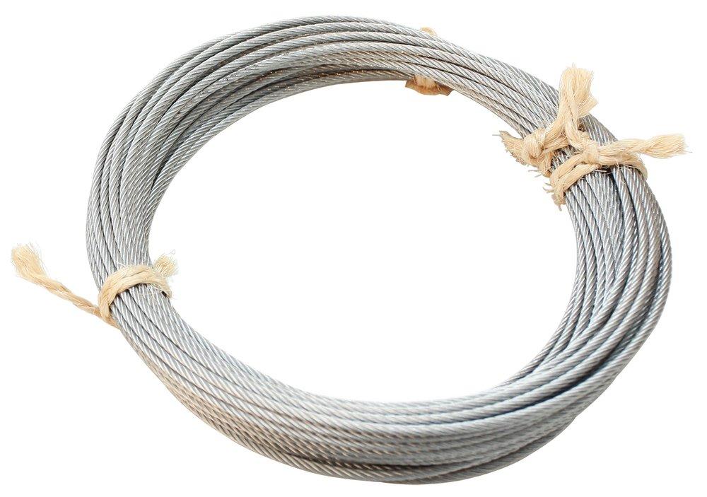 Lift-All&reg; 1/4X75 HD PULLING WIRE W/ BTN 