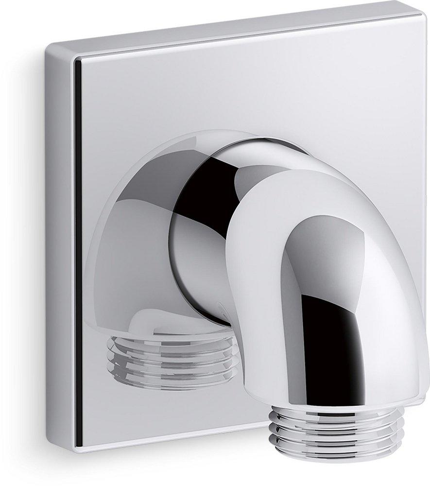 KOHLER Polished Chrome Brass Wall Mount Supply Elbow with Check Valve 