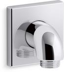 KOHLER Polished Chrome Brass Wall Mount Supply Elbow with Check Valve 