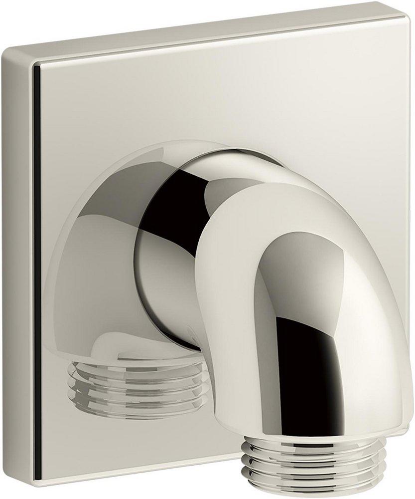 KOHLER Vibrant&reg; Polished Nickel Supply Elbow with Check Valve 