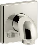 KOHLER Vibrant&reg; Polished Nickel Supply Elbow with Check Valve 