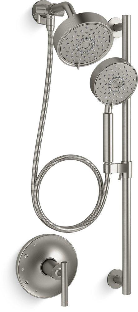 KOHLER Vibrant Brushed Nickel Single Handle Multi Function Shower System 