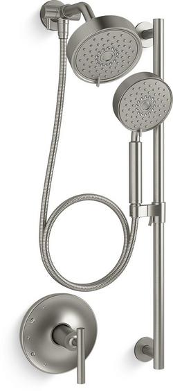 Single Handle Multi Function Shower System in Vibrant® Brushed Nickel