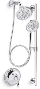 Single Handle Multi Function Shower System in Polished Chrome