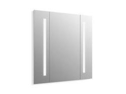 34 x 33 in. Rectangular Frameless Lighted Mirror