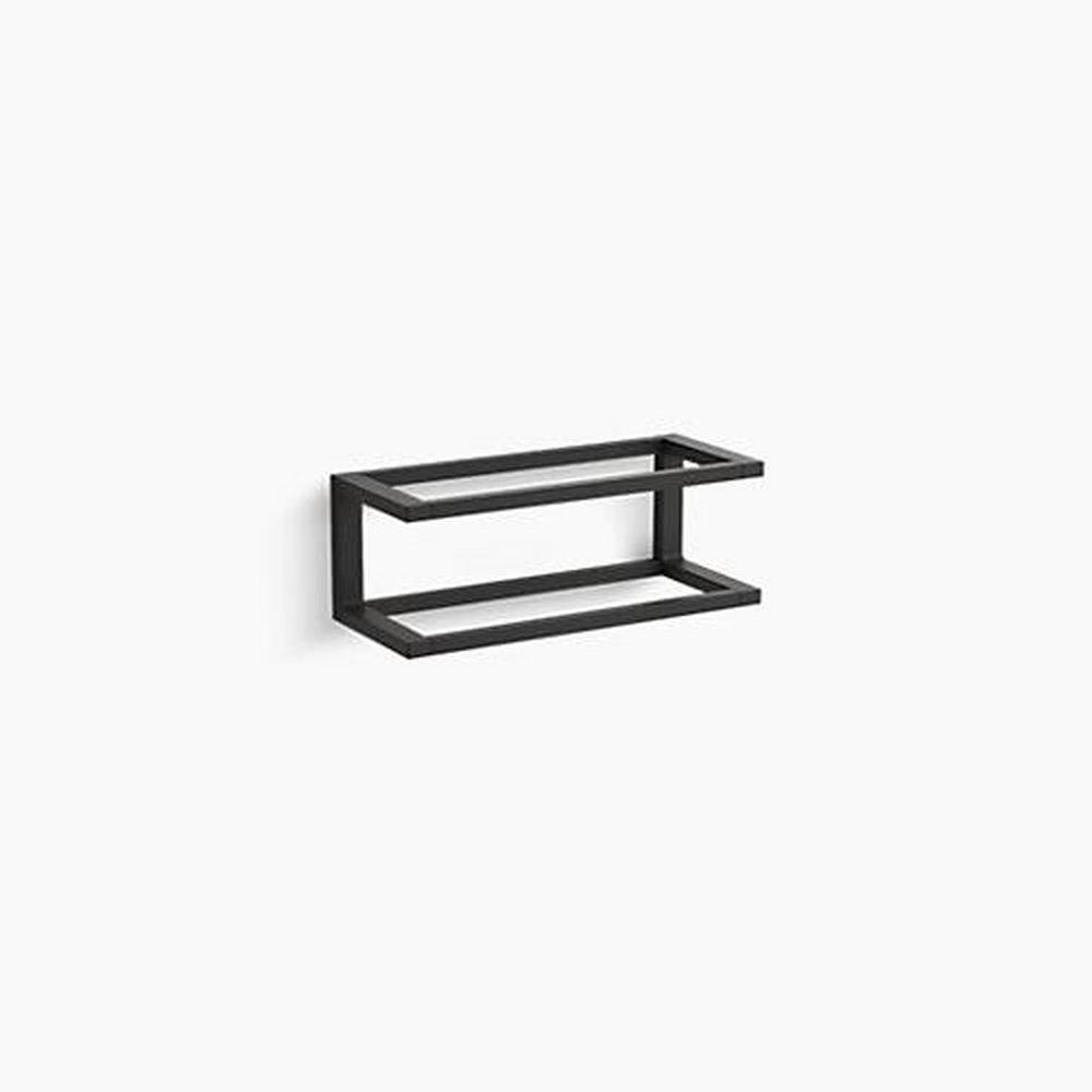 KOHLER Matte Black 11-13/16 in. Towel Holder 