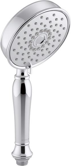 Multi Function Hand Shower in Polished Chrome (Shower Hose Sold Separately)