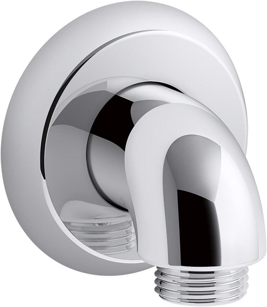 KOHLER Polished Chrome Brass Supply Elbow with Check Valve 