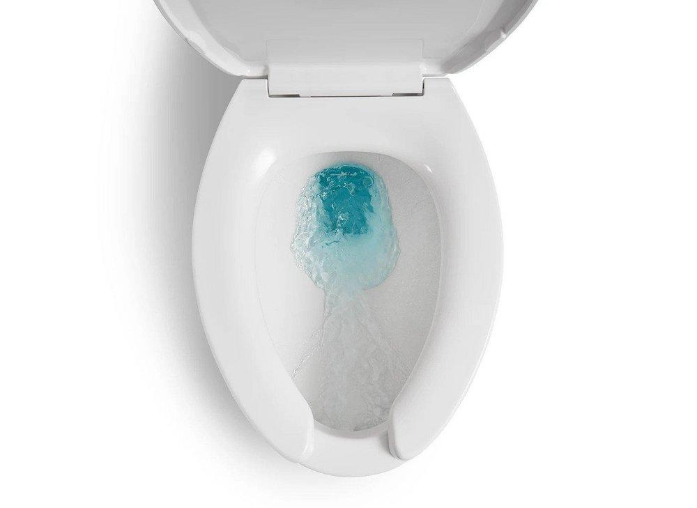 KOHLER White Elongated Comfort Height&reg; Toilet Bowl (Less Seat) 