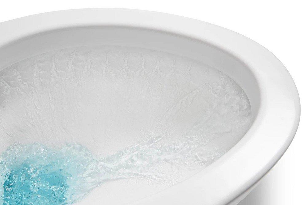 KOHLER White Elongated Comfort Height&reg; Toilet Bowl (Less Seat) 