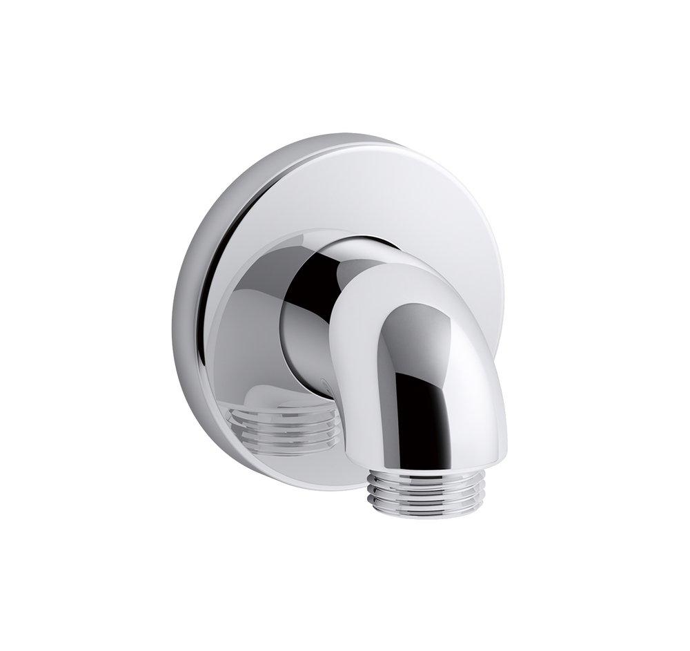 KOHLER Polished Chrome 1/2 in. NPT Metal Supply Elbow 