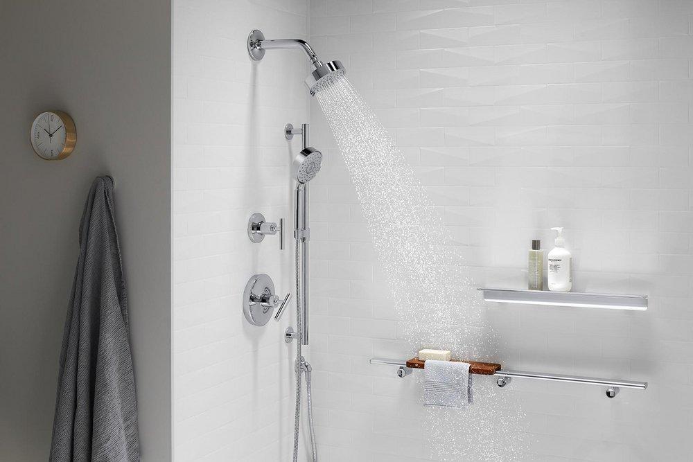 KOHLER Polished Chrome 1/2 in. NPT Metal Supply Elbow 