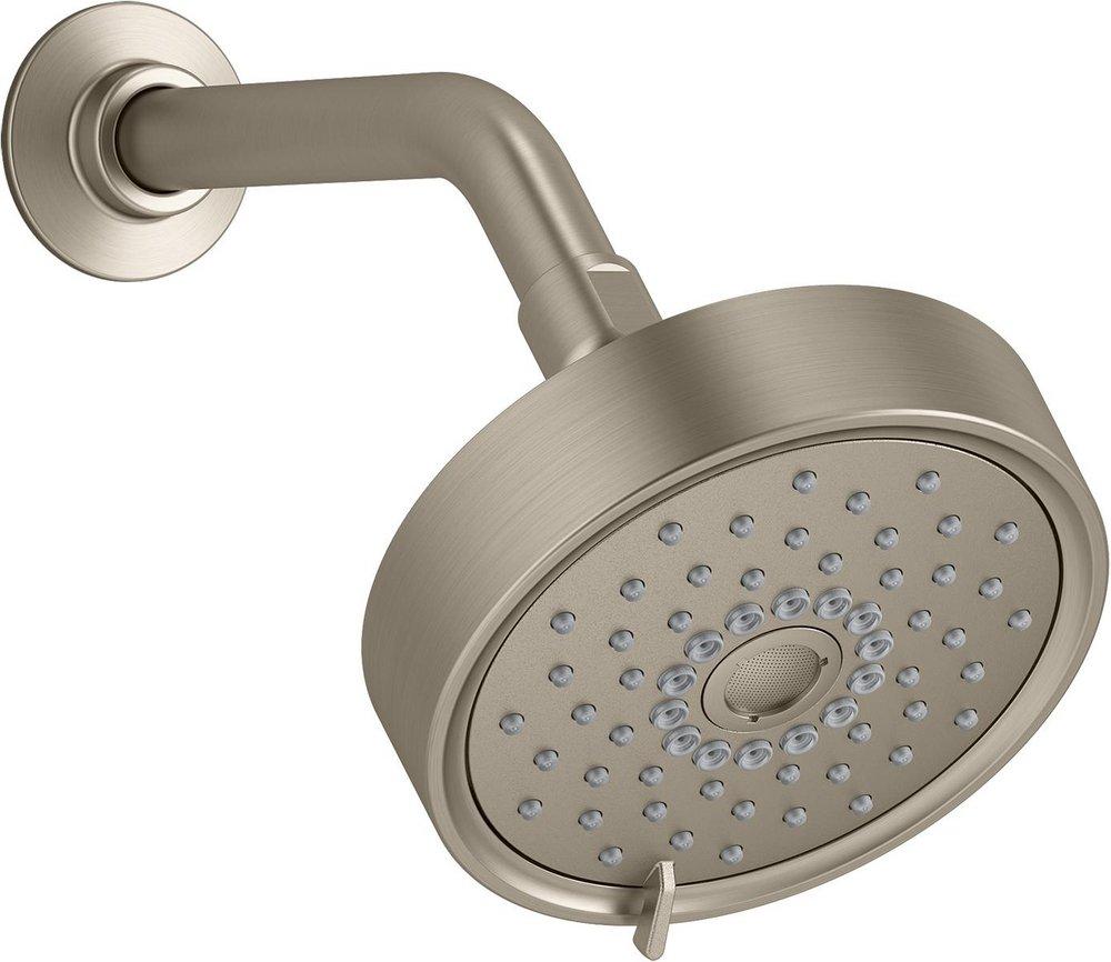 KOHLER Vibrant&reg; Brushed Bronze Multi Full Coverage,Pulsating Massage and Silk Showerhead 