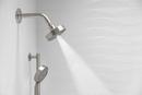 KOHLER Vibrant&reg; Brushed Nickel Multi Full Coverage,Pulsating Massage and Silk Showerhead 
