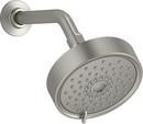 KOHLER Vibrant&reg; Brushed Nickel Multi Full Coverage,Pulsating Massage and Silk Showerhead 
