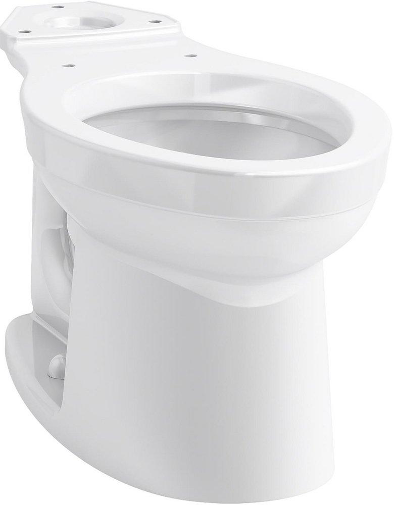 KOHLER White 1.28 gpf Elongated Floor Mount Toilet Bowl 