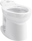 1.28 gpf Elongated Floor Mount Toilet Bowl in White