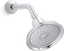 KOHLER Polished Chrome Multi Function Full Coverage, Pulsating Massage and Silk Spray Showerhead 