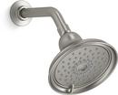 KOHLER Vibrant&reg; Brushed Nickel Multi Function Full Coverage, Pulsating Massage and Silk Spray Showerhead 