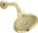 KOHLER Vibrant&reg; Polished Brass 3-function Full, Pulsating Massage and Silk Spray Showerhead 