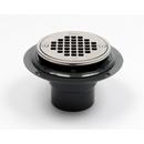 2 in. DWV PVC Low Profile Drain with Screw Strainer, Ring and Plug