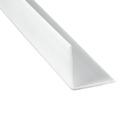 2-1/2 x 48 in. Vinyl Corner Shield with Hole in White (6 Pack)