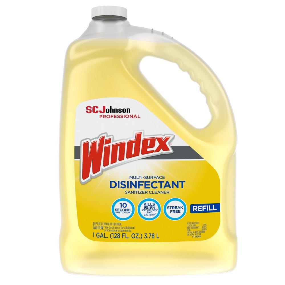 Windex Yellow 1 gal Multi Surface Disinfectant Sanitizer Cleaner 