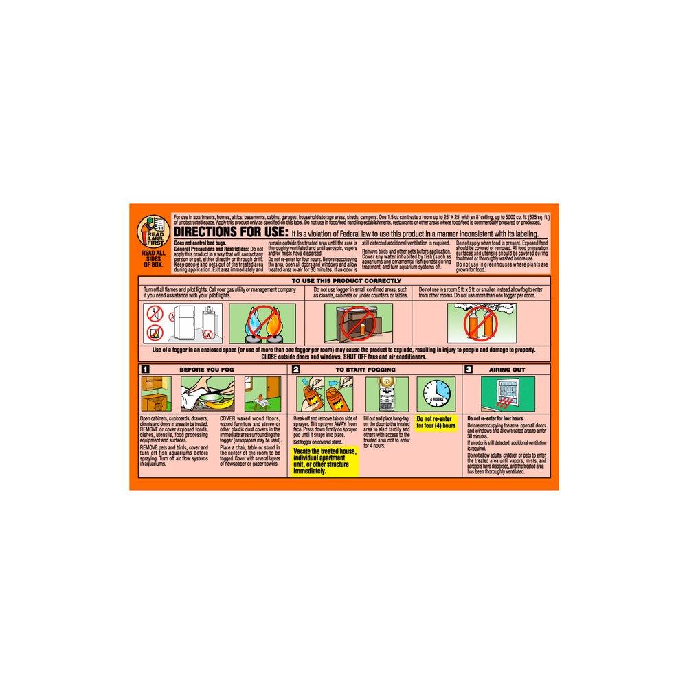 SC Johnson Professional® Translucent Amber 1.5 oz. Concentrated Deep Reach Fogger 