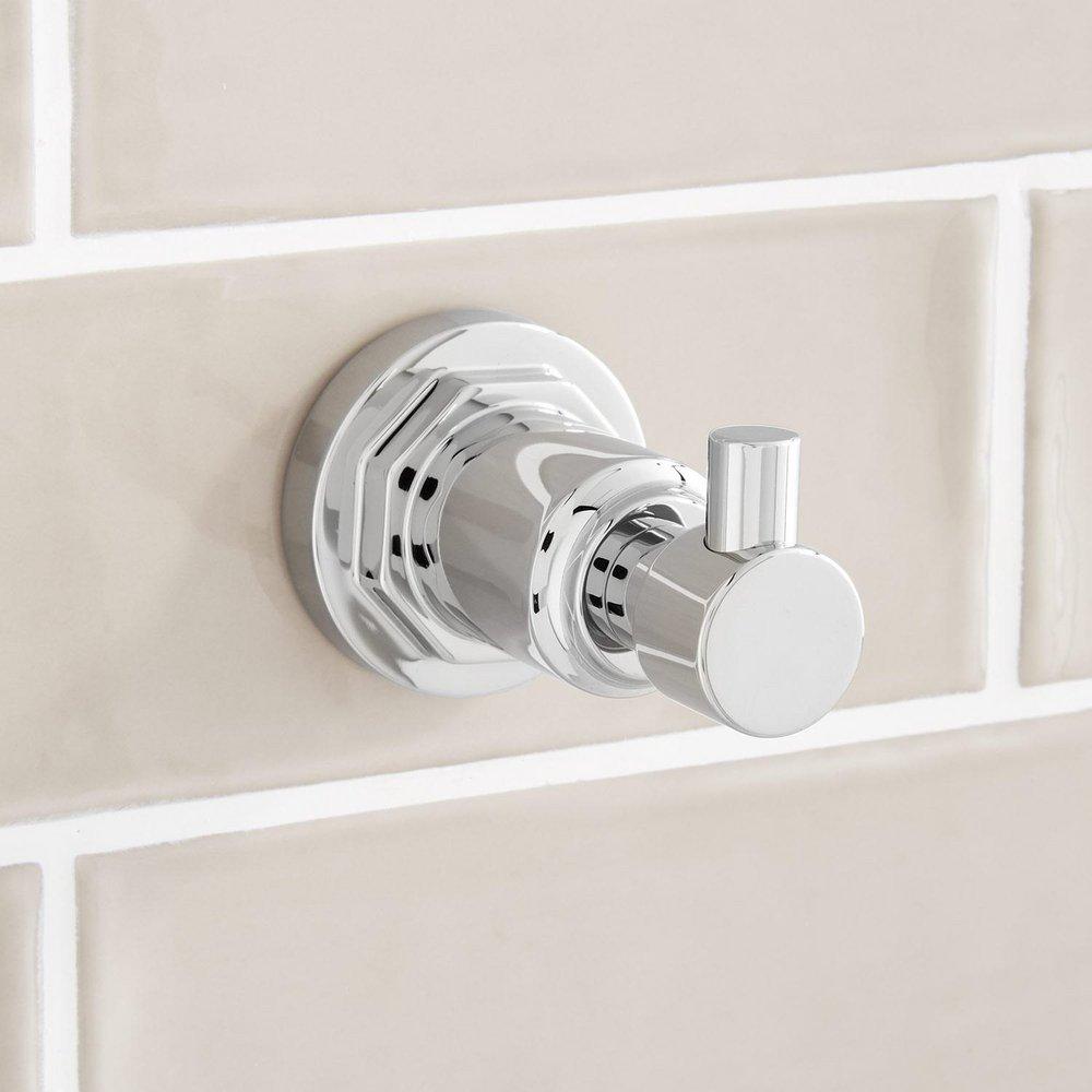 Signature Hardware Chrome Robe Hook 