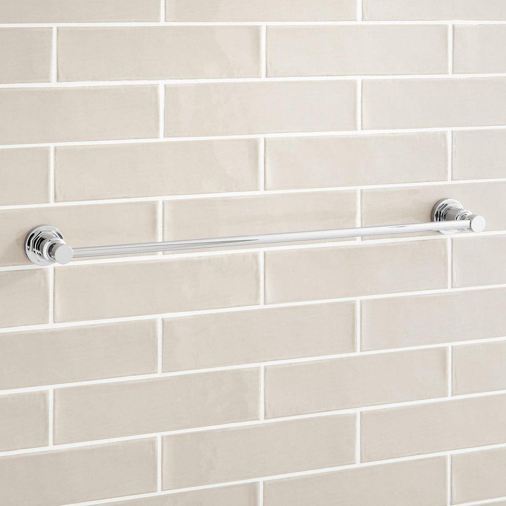 Signature Hardware Chrome 24 in. Towel Bar 