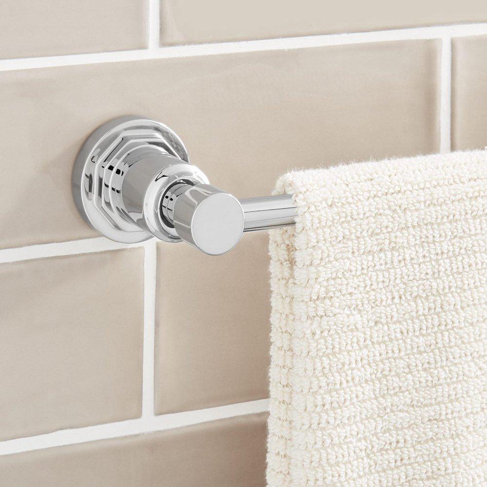 Signature Hardware Chrome 24 in. Towel Bar 