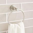 Signature Hardware Polished Nickel Towel Ring 