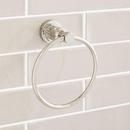 Signature Hardware Polished Nickel Towel Ring 
